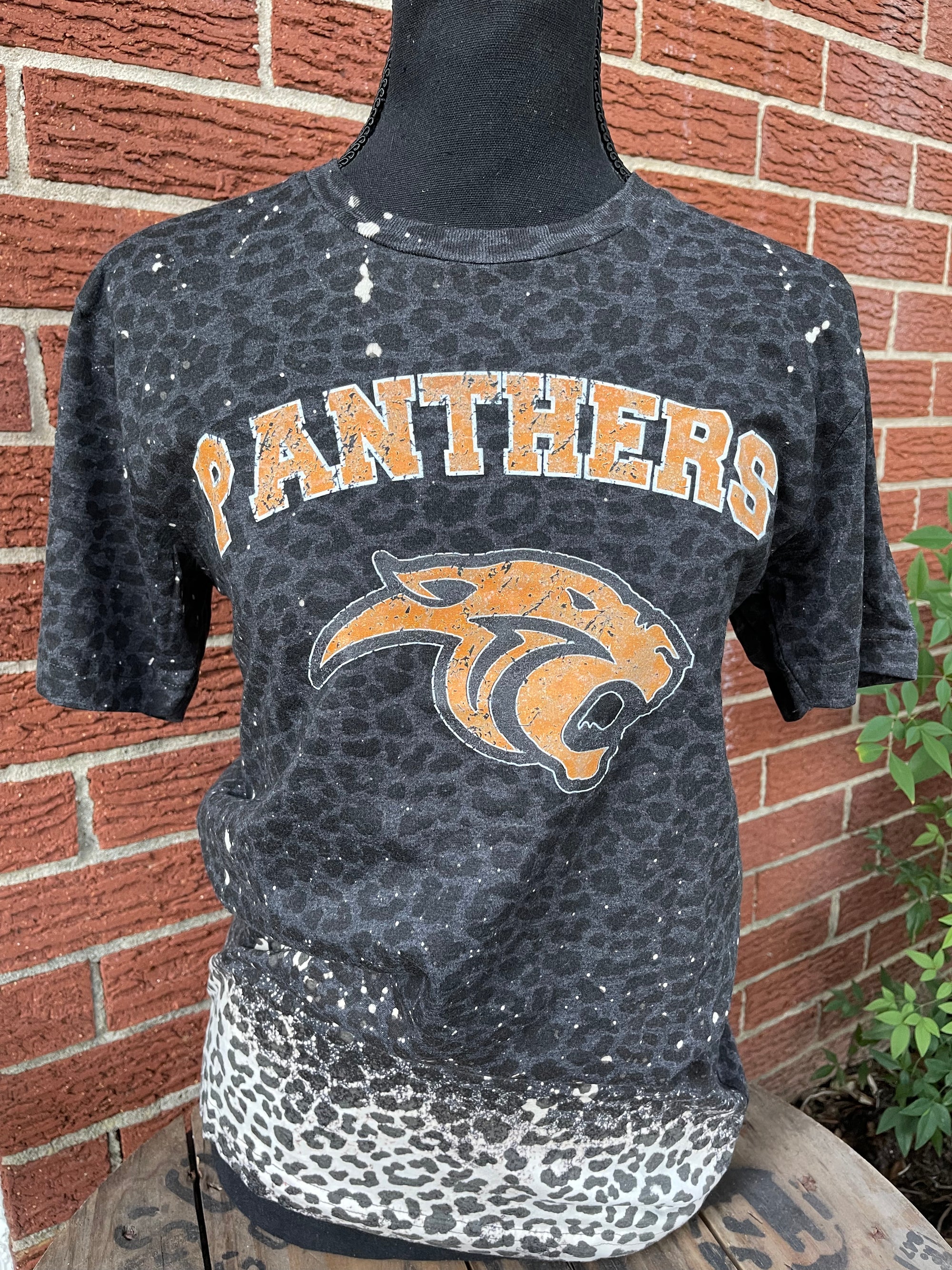 Liberty Panthers Bleached Distressed Tee